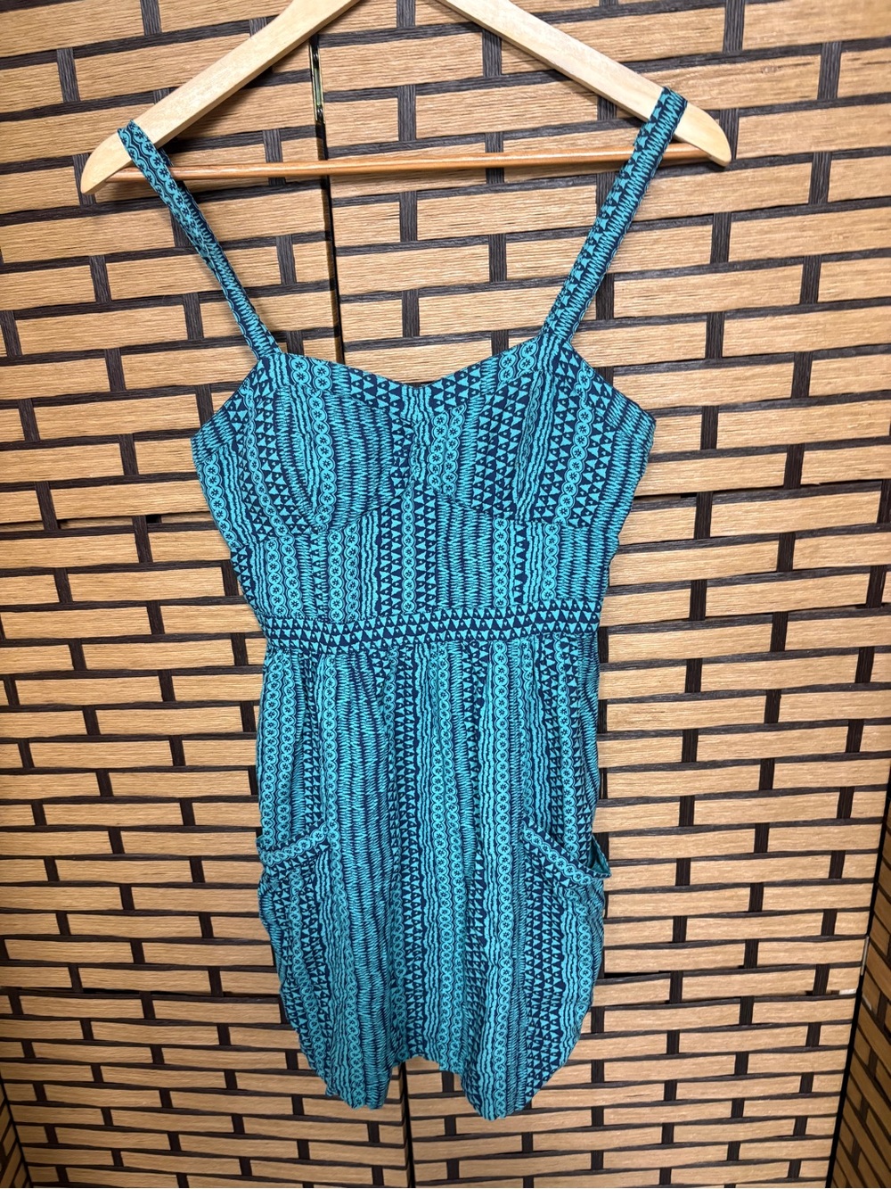 American eagle blue dress size 2